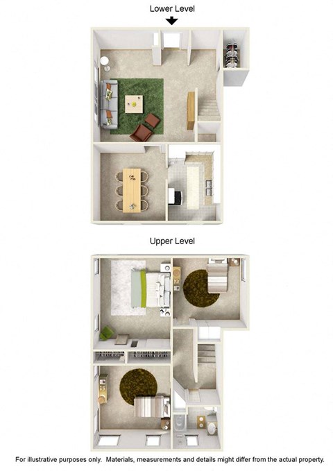 a floor plan of a house